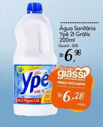 Giassi Supermercados Água sanitaria ypê oferta