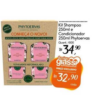 Giassi Supermercados Kit shampoo e condicionador phytoervas oferta