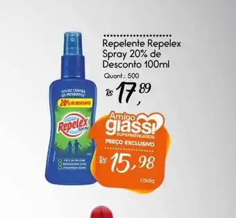 Repelente repelex spray 20% de desconto