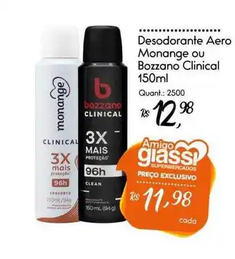 Giassi Supermercados Desodorante aero monange ou bozzano clinical oferta
