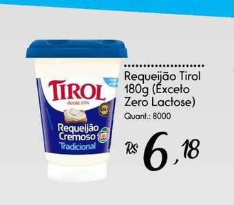 Giassi Supermercados Requeijão tirol oferta