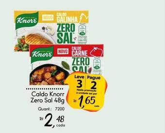 Giassi Supermercados Caldo knorr zero sal leve 3 pague 2 oferta