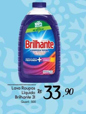Giassi Supermercados Lava roupas liquido brilhante oferta