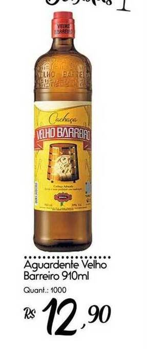 Giassi Supermercados Aguardente velho barreiro oferta