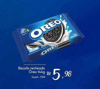 Giassi Supermercados Biscoito recheado oreo 144g oferta