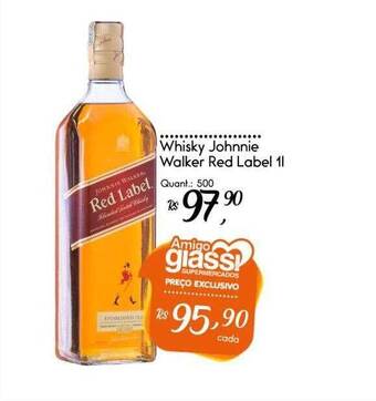 Giassi Supermercados Whisky johnnie walker red label oferta