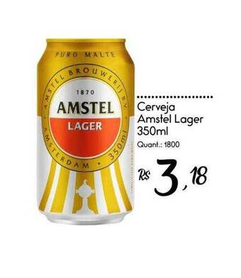 Giassi Supermercados Cerveja amstel lager oferta