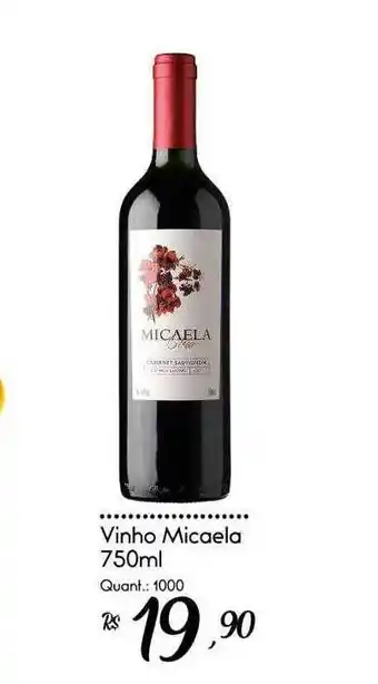 Giassi Supermercados Vinho micaela oferta