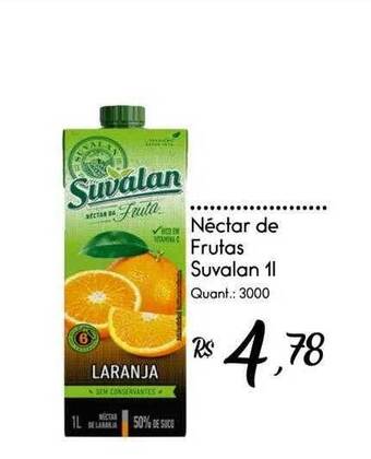 Giassi Supermercados Néctar de frutas suvalan oferta