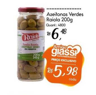 Azeitonas verdes raiola