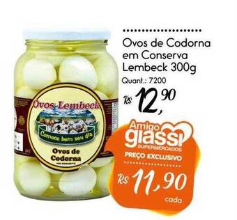 Giassi Supermercados Ovos de codorna em conserva lembeck oferta