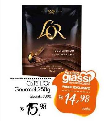 Giassi Supermercados Café l'or gourmet oferta