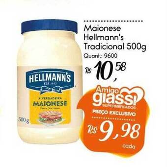 Giassi Supermercados Maionese hellmann's tradicional oferta