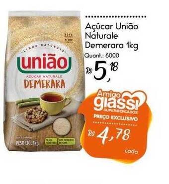 Giassi Supermercados Açucar união naturale demerara oferta