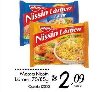 Giassi Supermercados Massa nissin lámen oferta