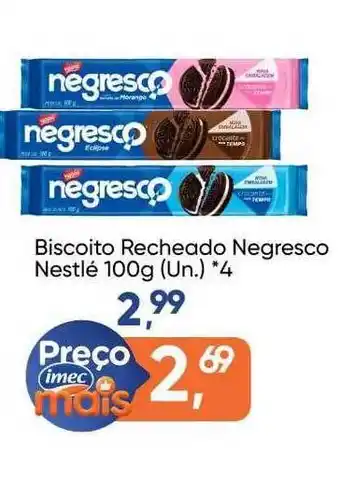Imec Supermercados Biscoito recheado negresco nestlé oferta