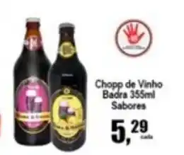 Higa's Supermercado Chopp de Vinho Badra 355ml sabores oferta