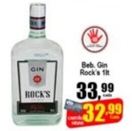 Higa's Supermercado Beb. Gin Rock's 1L oferta
