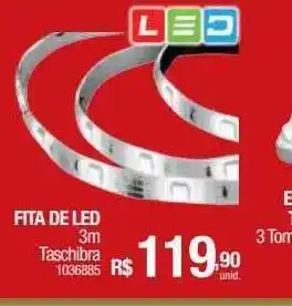 Fita de led 3m taschibra