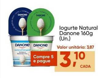 Imec Supermercados Iogurte natural danone oferta
