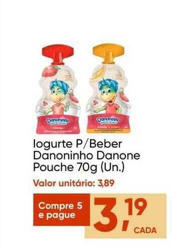 Imec Supermercados Iogurte p-beber danoninho danone pouche oferta