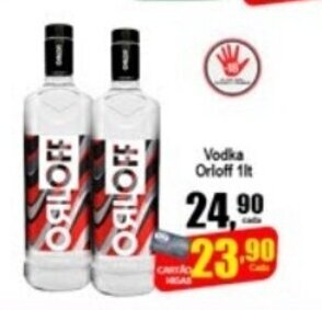 Higa's Supermercado Vodka Orloff 1L oferta