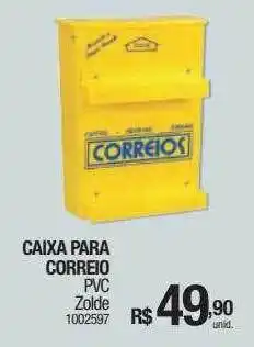 Caixa para correio pvc zolde