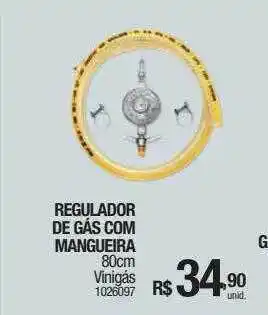 Milium Regulador de gás com mangueira vinigás oferta