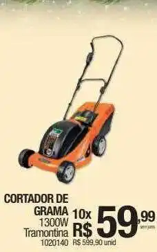 Cortador de grama 1300w tramontina