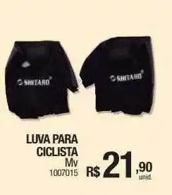 Luva para ciclista mw