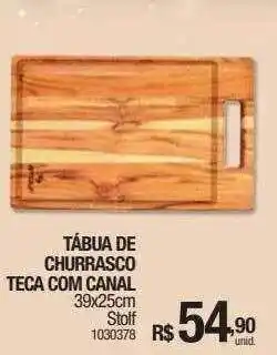 Milium Tábua de churrasco etaca com canal stolf oferta