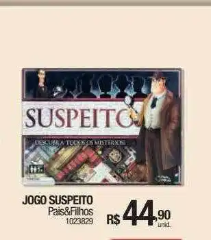 Milium Jogo suspeito pais&filhos oferta