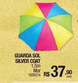 Guarda sol silver coat mor
