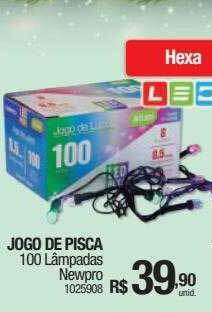 Milium Jogo de pisca 100 lâmpadas newpro oferta