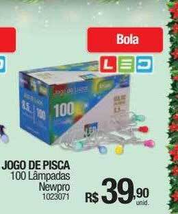 Milium Jogo de pisca 100 lâmpadas newpro oferta