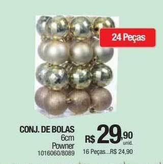 Milium Conj. de bolas 6cm powner oferta