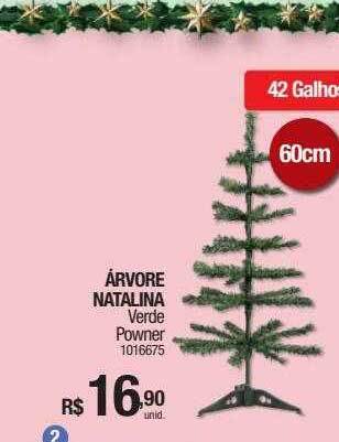 Árvore natalina verde powner