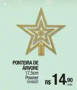 Milium Ponteira de árvore 17.5cm powner oferta