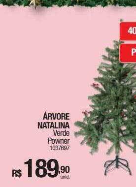 Milium Árvore natalina verde powner oferta