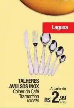Talheres avulsos inox colher de café tramontina