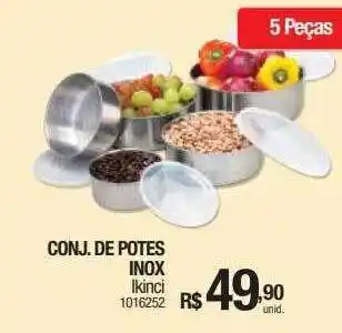 Milium Conj. de potes inox ikinci oferta