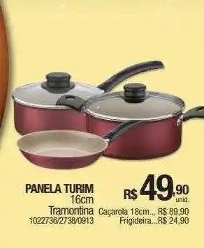 Milium Panela turim 16cm tramontina oferta