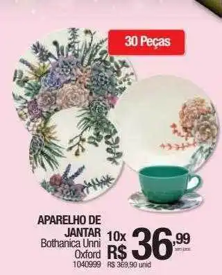 Milium Aparelho de jantar bothanica unni oxford oferta