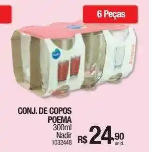 Milium Conj. de copos poema nadir oferta