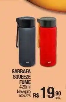 Garrafa squeeze fume newpro