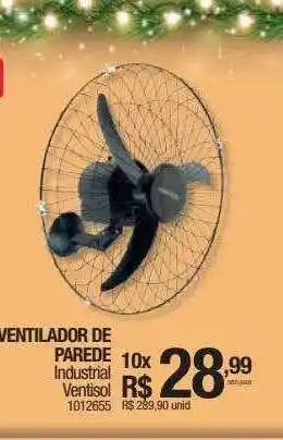 Ventilador de parede industrial ventisol