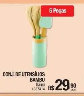 Milium Conj. de untesílios bambu ikinci oferta