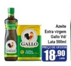 Higa's Supermercado Azeite Extra Virgem Gallo Vd/ lata 500ml oferta