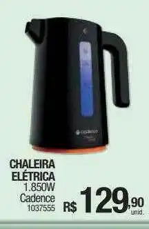 Milium Chaleira elétrica 1.850w cadence oferta