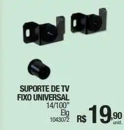Milium Suporte de tv fixo universal elg oferta